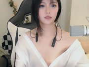 直播瘋狂的女子真空演出